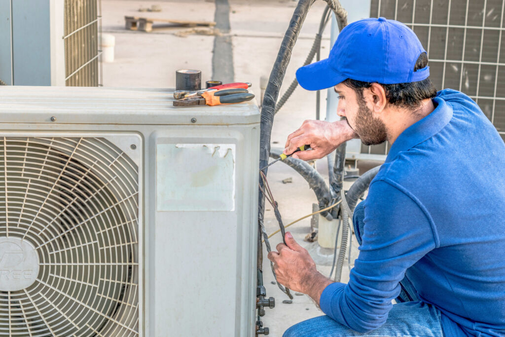 This is a picture for a blog about air conditioning repair service.