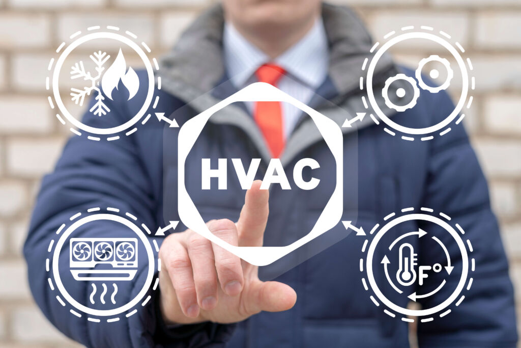 This is a picture for a blog about hiring a professional for heating and cooling.