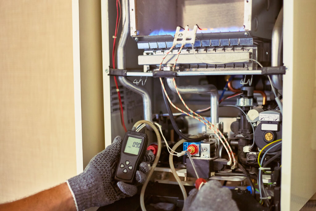 This is a picture for a blog about regular furnace repair services with Able Heating and Cooling.