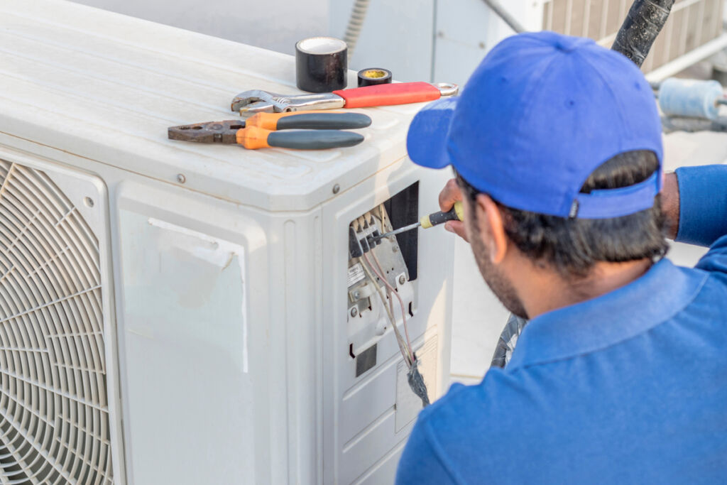 This is a picture for a blog about air conditioning repair emergency.